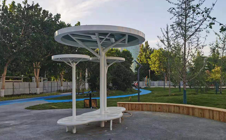景觀燈，口袋公園